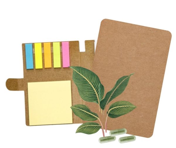 Bloco de anotação ecológico C Sementes BCE04B