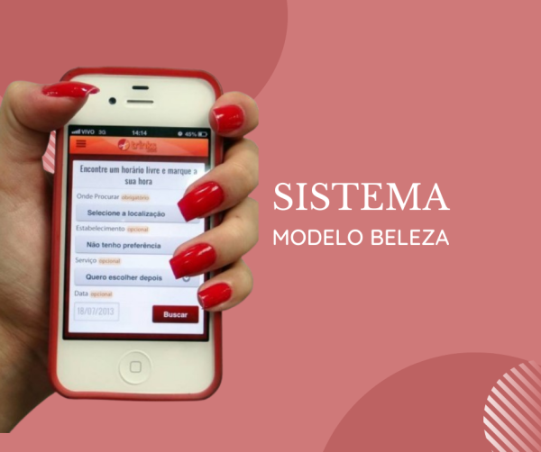 Agenda Digital 100% online Personalizada Modelo Beleza  MR002